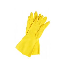 ถุงมือยางสีเหลือง Natural Rubber Glove